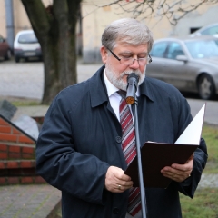 Odsłonięcie tablicy upamiętniającej prof. Leszka Kuberskiego (19.12.2016)